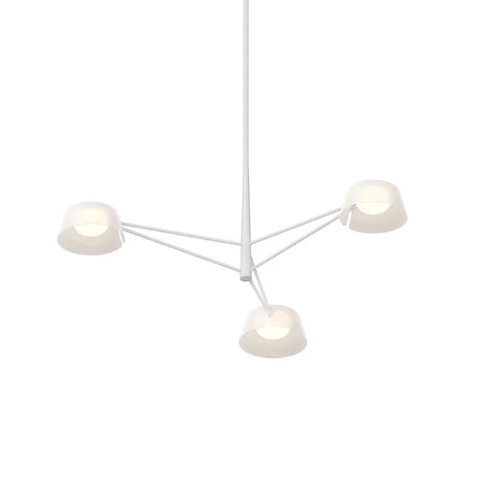 Sonneman – 2033.17W – Three Light Pendant – Warm Gray – 203317W