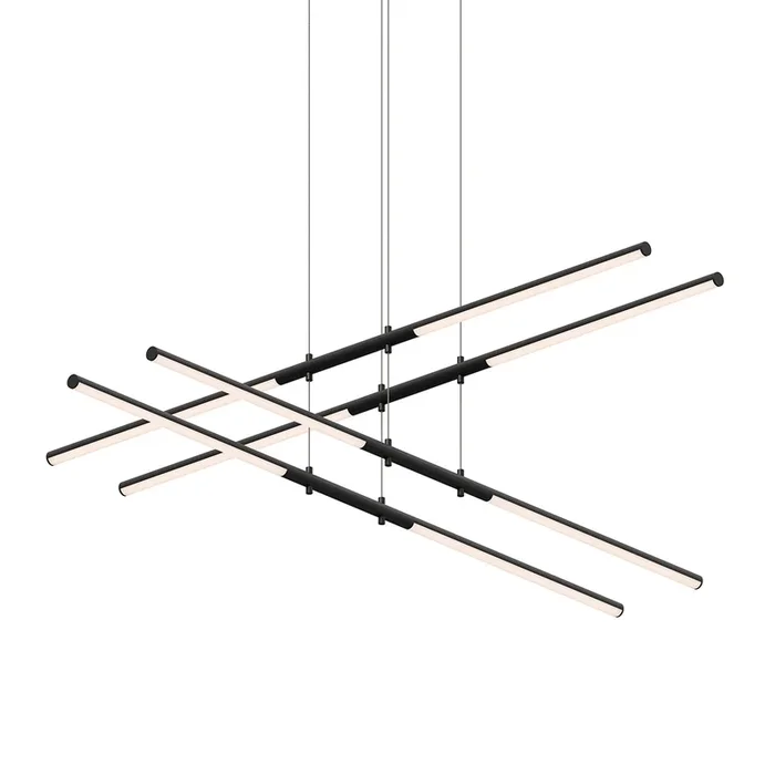 Sonneman – 2802.25 – LED Pendant – Tik-Tak – Satin Black – 280225