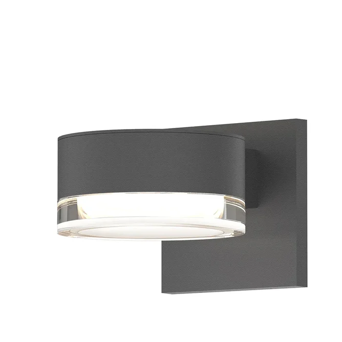Sonneman – 7302.PL.FH.74-WL – LED Wall Sconce – REALS – Textured Gray – 7302PLFH74WL