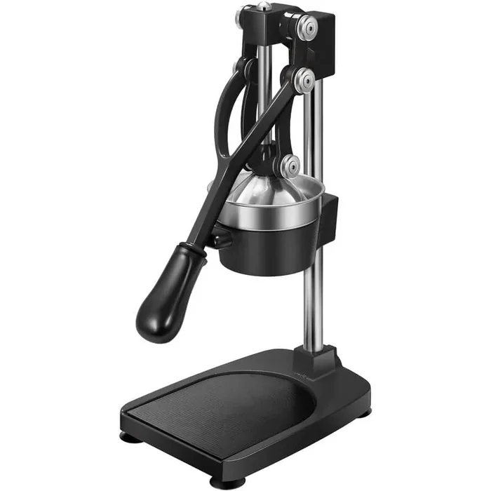 Stainless Steel Black Manual Hand Press Orange Juicer Machine