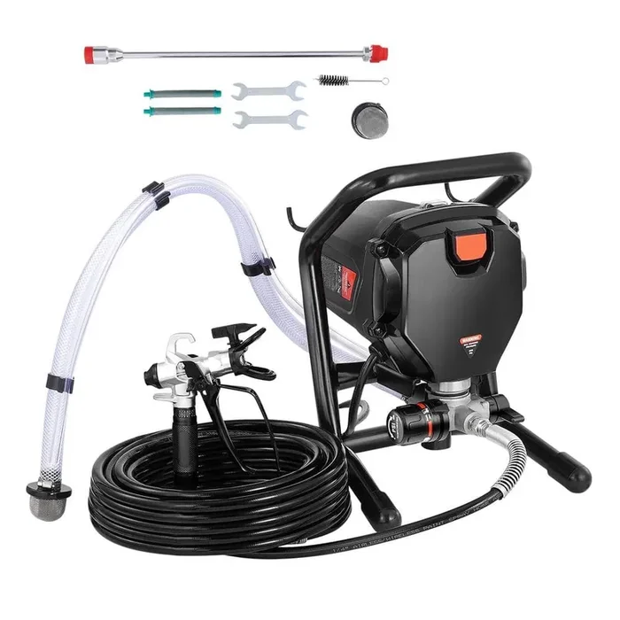 Stand Airless Paint Sprayer, 3000PSI 750W Electric Sprayer for Home Interior and Exterior, Furniture, Fences, Handheld