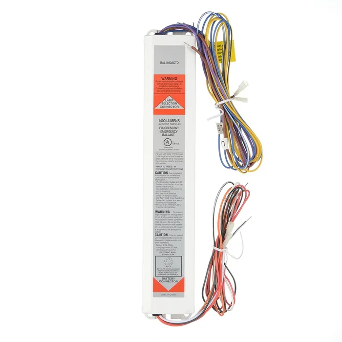Standard-BL AC Emergency Ballast That Will Power Plug And Play LED Tubes 18W Maximum (BAL-1400-ACTD)