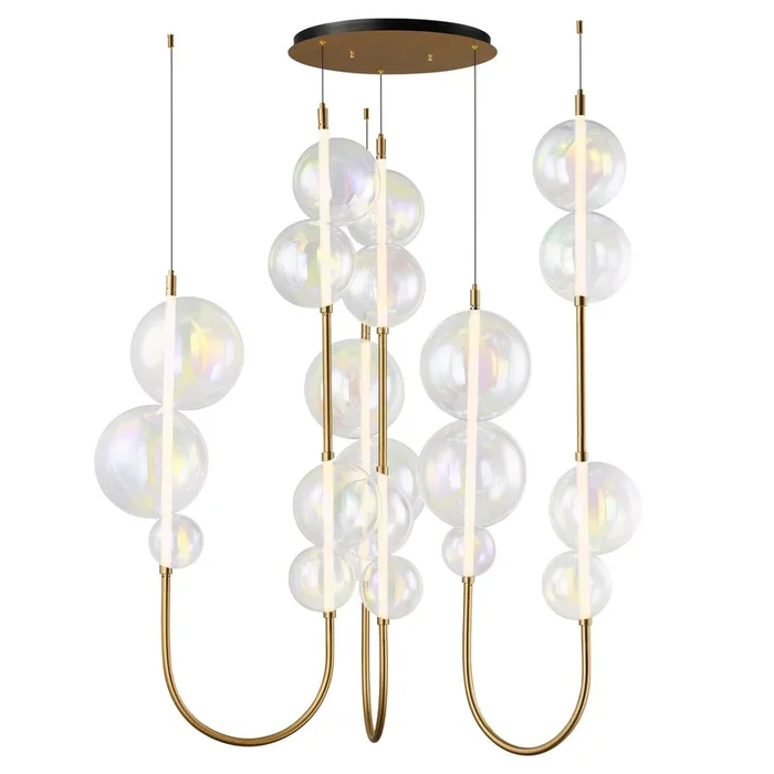 Studio M – SM24938IRNAB – LED Pendant – Dreamer – Natural Aged Brass – SM24938IRNAB