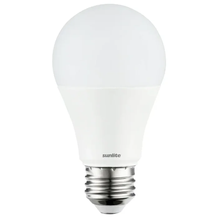 Sunlite 9W A19 LED 4000K White Finish 120V 800Lm 3/PACK (80688-SU)