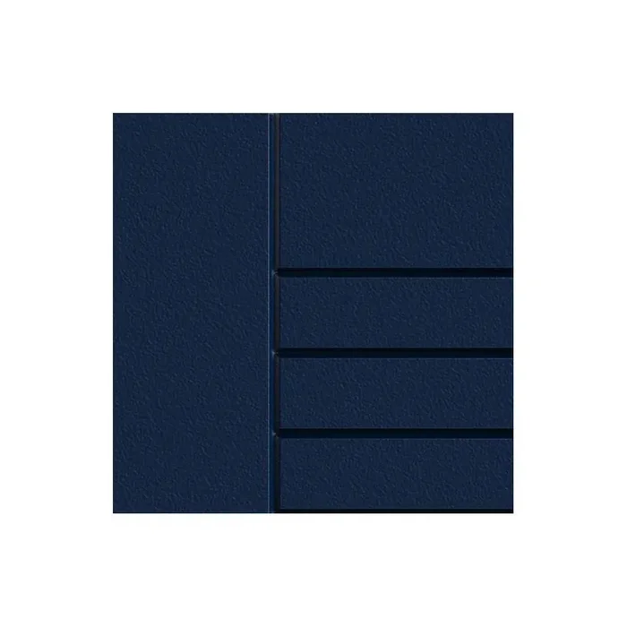 Tampa 7.25 in. W x 0.625 in. D x 7.25 in. H Blue Cabinet Door Sample Sapphire Blue Matte