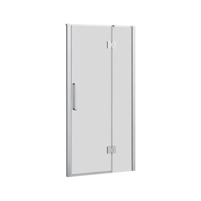 Tani 1.5 in. L x 36 in. W x 74 in. H Shower Door Glass Panel in Chrome