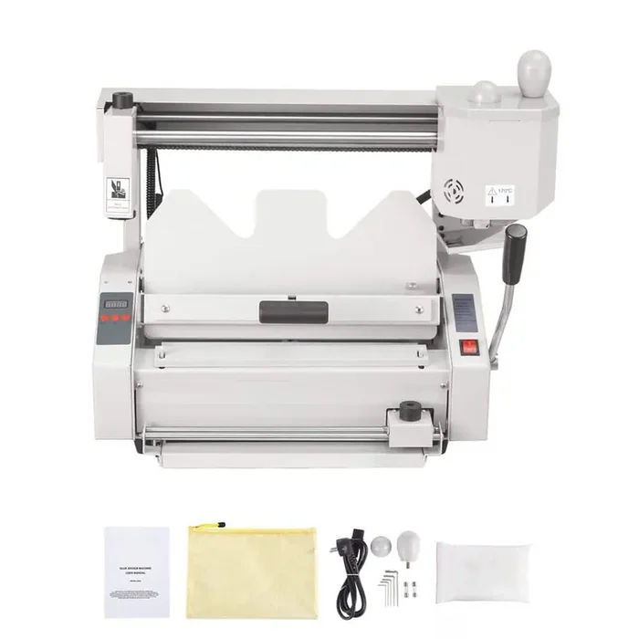 Thermal Binding Machine, 400 Sheets Capacity Hot Glue Binding Machine, Thermal Book Binder 50mm Binding Thickness