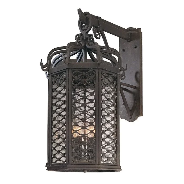 Troy Lighting – B2374-TRN – Four Light Wall Lantern – Los Olivos – Textured Iron – B2374TRN