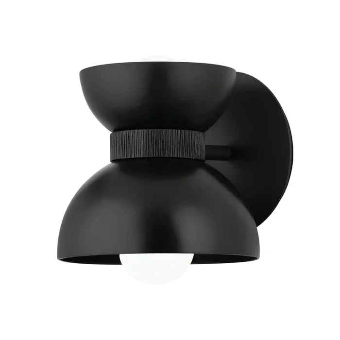 Troy Lighting – B7891-SBK – Two Light Wall Sconce – Pomona – Soft Black/Textured Black – B7891SBK
