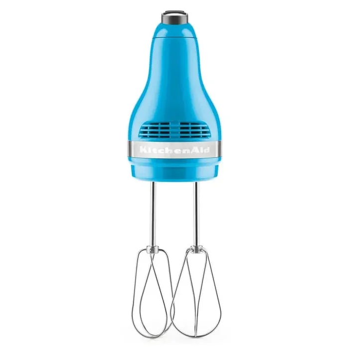 Ultra Power 5-Speed Crystal Blue Hand Mixer with 2 Stainless Steel Beaters