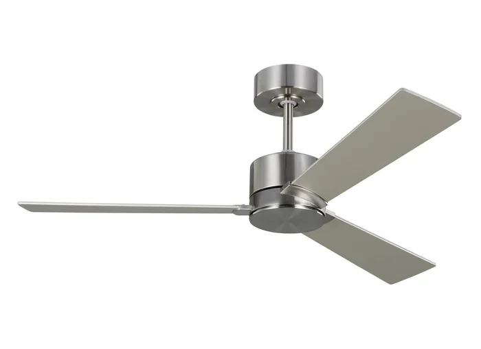 Visual Comfort Fan – 3ROZR44BS – 44“Ceiling Fan – Rozzen 44 – Brushed Steel – 3ROZR44BS