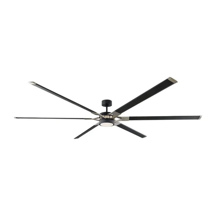Visual Comfort Fan – 6LFR96MBKD – 96″Ceiling Fan – Loft – Midnight Black – 6LFR96MBKD