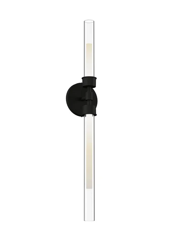 Visual Comfort Modern – 700BCLNG2B-LED930 – LED Bath – Linger – Nightshade Black – 700BCLNG2BLED930