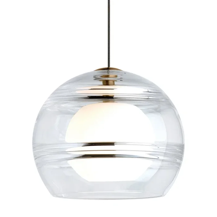 Visual Comfort Modern – 700MOSDNCR-LEDS930 – LED Pendant – Sedona – Aged Brass – 700MOSDNCRLEDS930
