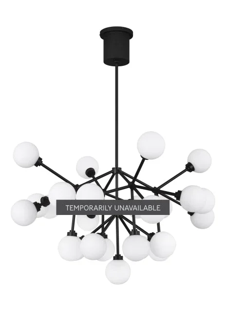 Visual Comfort Modern – 700MRAWB-LED927 – LED Chandelier – Mara – Matte Black – 700MRAWBLED927