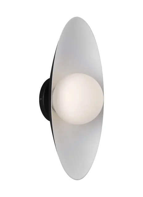 Visual Comfort Modern – 700WSJNI16BW-LED930 – LED Wall Sconce – Joni – Matte Black / Matte White – 700WSJNI16BWLED930