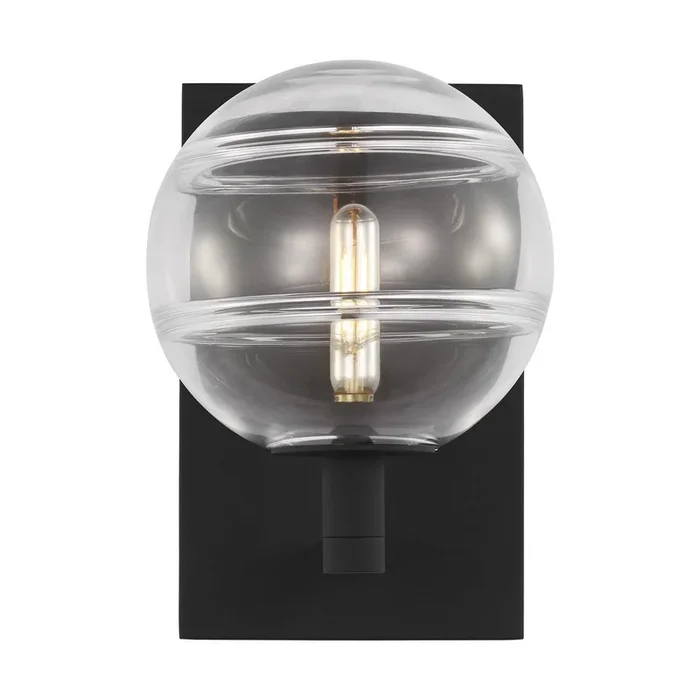 Visual Comfort Modern – 700WSSDNCB – One Light Wall Sconce – Sedona – Nightshade Black – 700WSSDNCB
