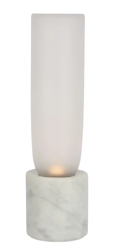 Visual Comfort Modern – KWTB50027CEW – LED Table Lamp – Volver – White Marble – KWTB50027CEW