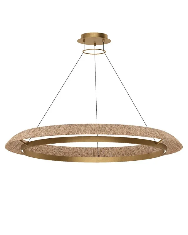 Visual Comfort Modern – SLCH55727NTHAB – LED Chandelier – Noa – Hand Rubbed Antique Brass – SLCH55727NTHAB