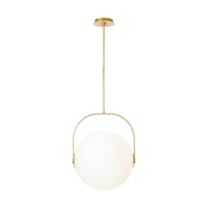 Visual Comfort Modern – SLPD10327OPNB – LED Pendant – Fues – Natural Brass – SLPD10327OPNB