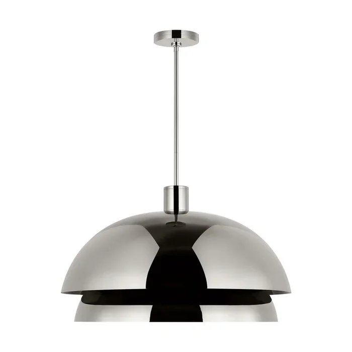 Visual Comfort Modern – SLPD32127N – LED Pendant – Shanti – Polished Nickel – SLPD32127N