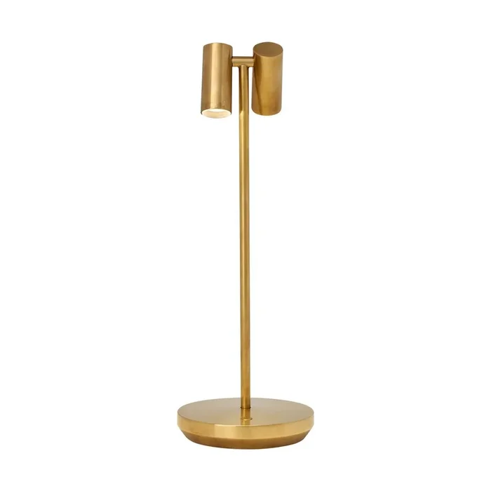 Visual Comfort Modern – SLTB27027NB – LED Table Lamp – Doppia – Natural Brass – SLTB27027NB