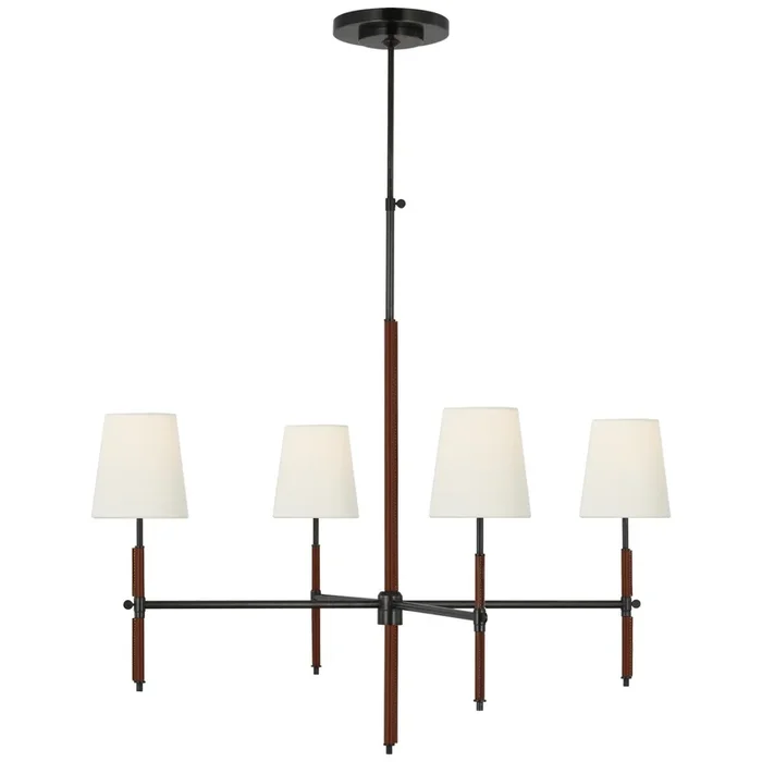 Visual Comfort Signature – LED Chandelier – Bryant Wrapped – TOB5582BZSDLL