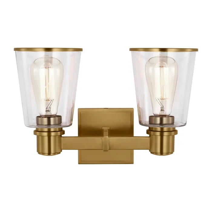 Visual Comfort Studio – Two Light Bath Vanity – Alessa – CV1032BBS