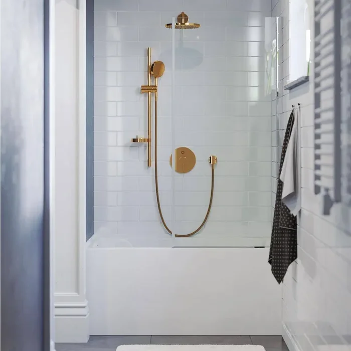 Voltaire 48 in. x 32 in. Skirted Soaking Alcove Bathtub in with Left Drain in Glossy White