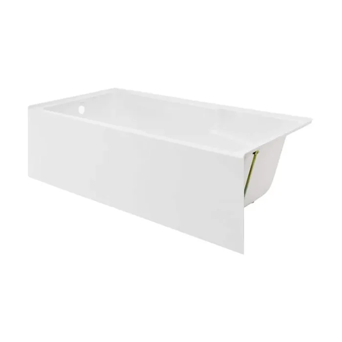 Voltaire 72″ x 36″ Left-Hand Drain Alcove Bathtub with Apron and Armrest