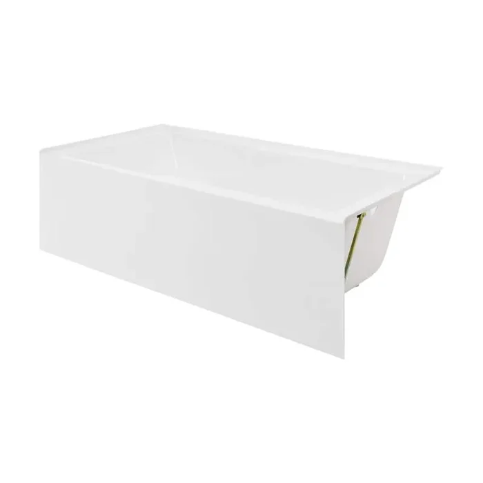 Voltaire 72″ x 36″ Right-Hand Drain Alcove Bathtub with Apron and Armrest