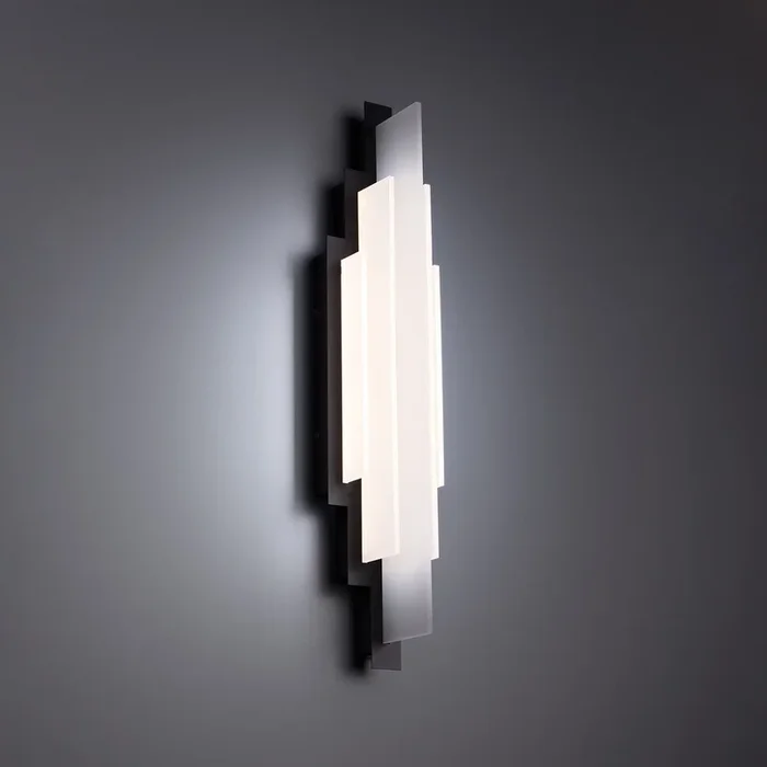 W.A.C. Lighting – WS-65323-27-BK – LED Wall Sconce – Nouveau – Black – WS6532327BK