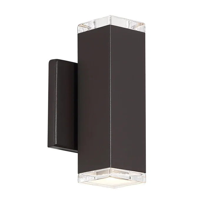 W.A.C. Lighting – WS-W61808-BZ – LED Wall Light – Block – Bronze – WSW61808BZ