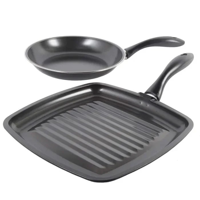 Westleton 2pc Cookware Set Black