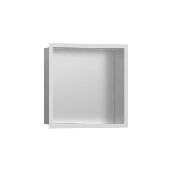 XtraStoris Individual 15 in. W x 15 in. H x 4 in. D Stainless Steel Shower Niche in Matte White
