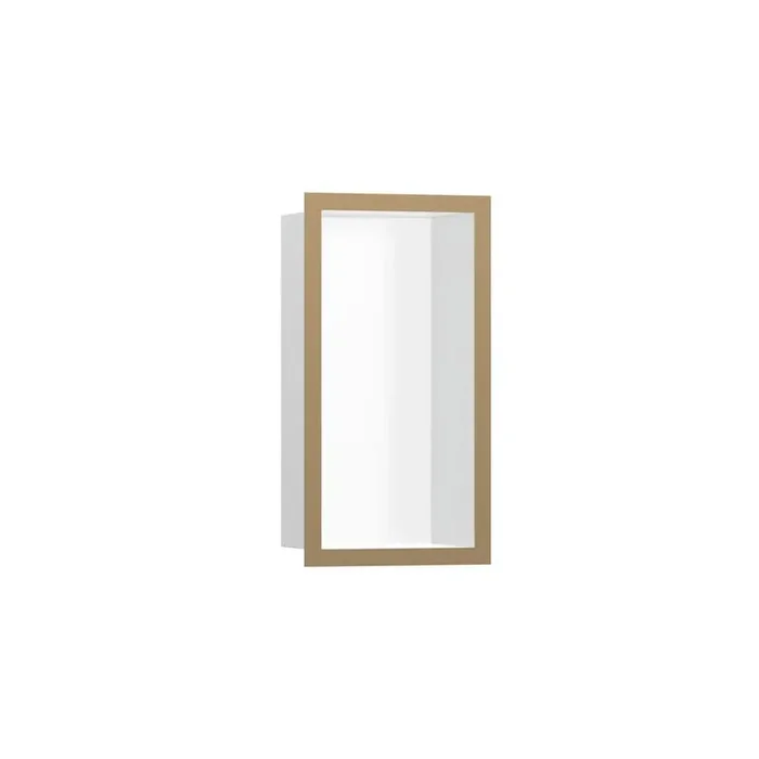 XtraStoris Individual 9 in. W x 15 in. H x 4 in. D Stainless Steel Shower Niche in Brushed Bronze