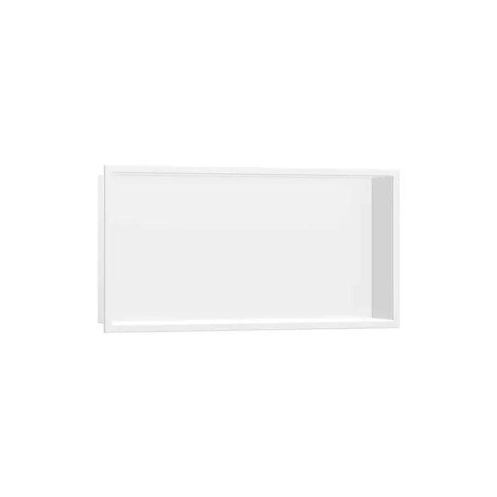 XtraStoris Original 27 in. W x 15 in. H x 4 in. D Stainless Steel Shower Niche in Matte White
