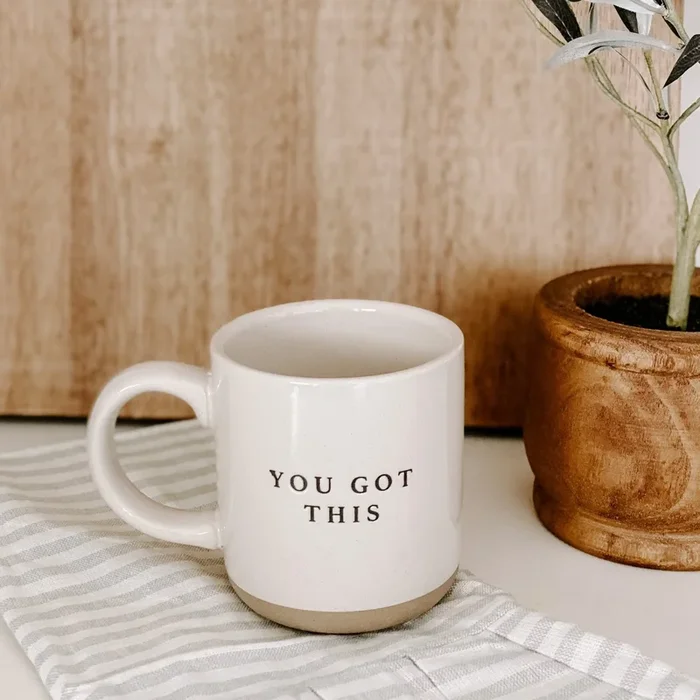 You Got This 14oz. Stoneware Coffee Mug – Decor Steals