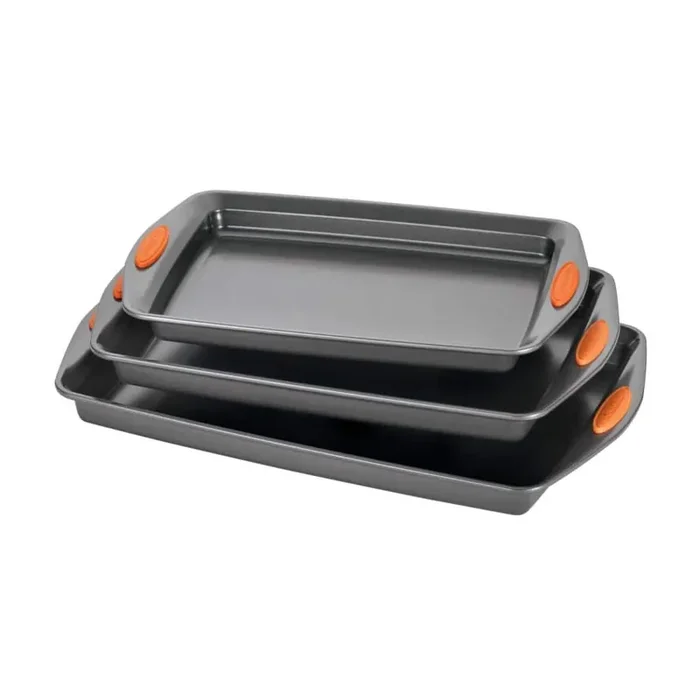 Yum-o! Nonstick Bakeware 3-Piece Baking Sheet Set