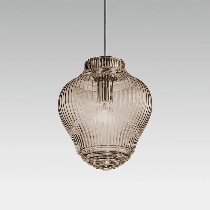 Zafferano – ZA-LCL2109 – One Light Pendant – Bonnie & Clyde – Grey – ZALCL2109