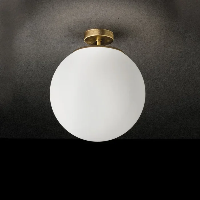 Zafferano – ZA-LL4200OS – One Light Ceiling Mount – Sferis – White – ZALL4200OS