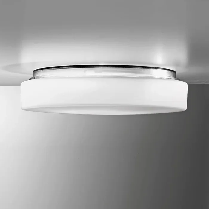 Zafferano – ZA-LL8761NE – Two Light Wall / Ceiling Mount – Drum – White – ZALL8761NE